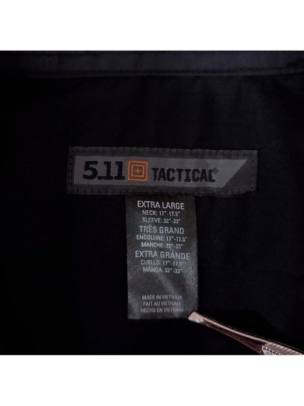 NWT 5.11 Tactical Stryke PDU Mens Shirt A Class Sz XL Short Midnight Navy 72073 - Picture 11 of 15